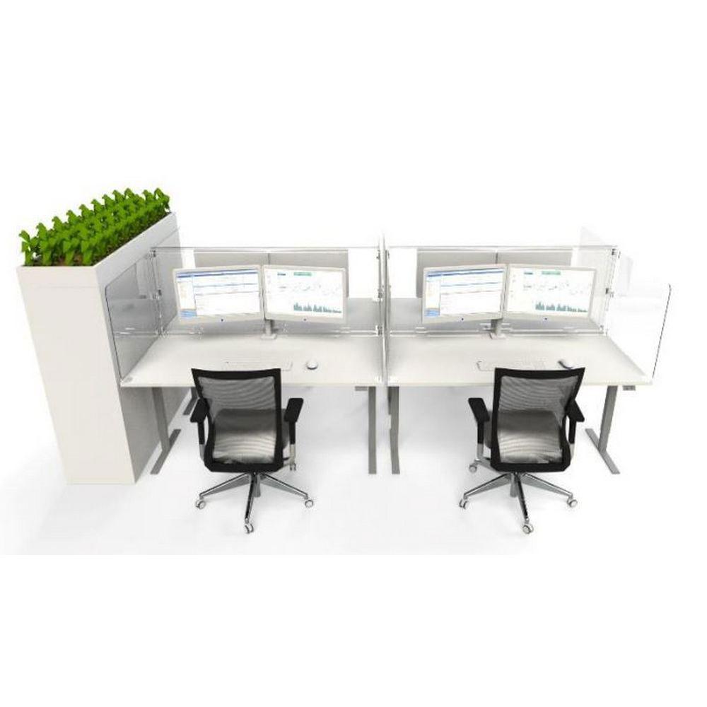 Desk-Mounted Workstation Protection Screen