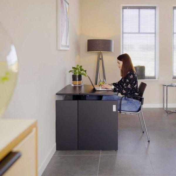 HomeFit Desk in a Cupboard