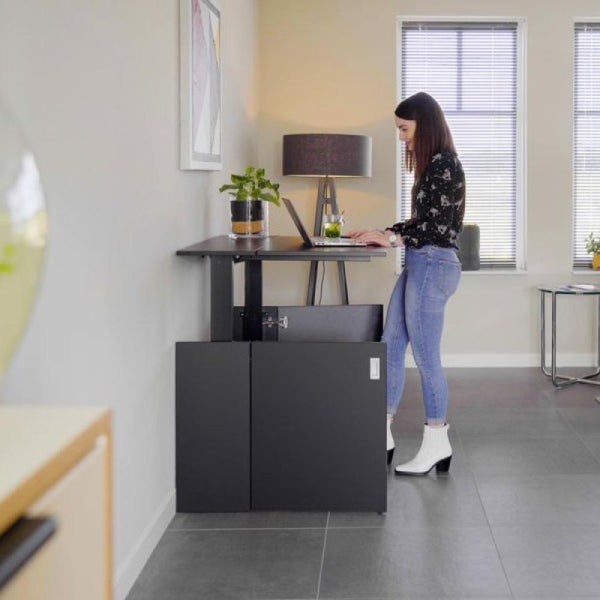 HomeFit Desk in a Cupboard