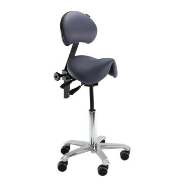 Score Amazone Saddle Stool with Lumbar Support